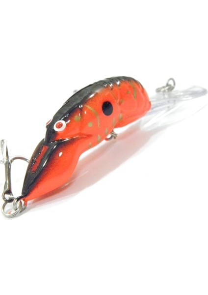 C569X11 Tarzı Wlure Balıkçılık Lures 10G 9 cm Kerevit Böcek Yemi Derin Su Crankbait Suda Sıkı Eylem 2 #6 Tiz Kanca (Yurt Dışından)