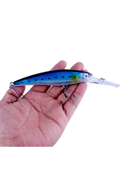 No.6 Stili Hengjia M 30G Derin Dalış Büyük Minnow Cazibesi Yapay Wobbler Sert Yem Crankbait Levrek Pike Levrek Olta Takımı (Yurt Dışından) indirimleri