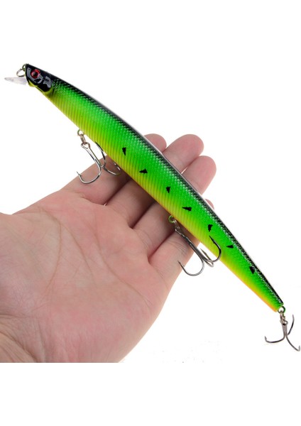 NO40 Tarzı Renk 18 cm 24G Büyük Lazer Minnow Balıkçılık Cazibesi Yüzen Isca Yapay Sert Yem Balıkçılık Wobblers Crankbait Yüzme Yem (Yurt Dışından)