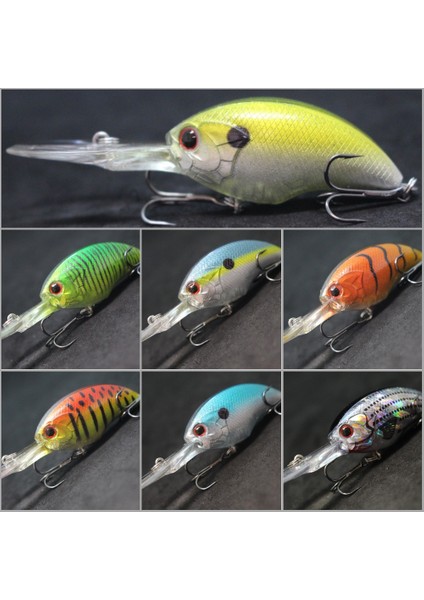 C733X69 Stili Wlure Balıkçılık Lures Crankbait Wobbler 11G 8.5 cm Derin Su Dalgıç Sıkı Yüzen Yüksek Reflectio (Yurt Dışından) fiyatları