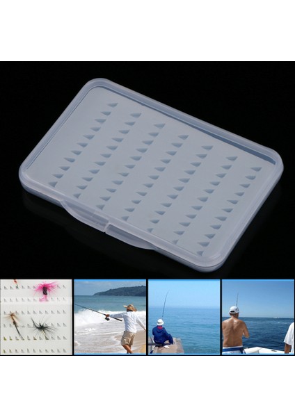 185X105X13MM Tarzı Açık Ince Kolay Tutuşlu Köpük Şeffaf Sinek Lures Yem Kanca Kutusu Balıkçılık Aracı (Yurt Dışından) fiyatları
