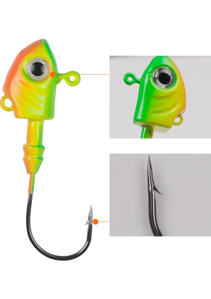 Mavi Stil 40G 1 Adet Balık Kurşun Jig Kafa 10G 15G 20G 29G Dikenli Kanca Yumuşak Cazibesi Kanca Jig Solucan Shad Kanca Bileşik Olta Takımı Araçları (Yurt Dışından) fırsatları