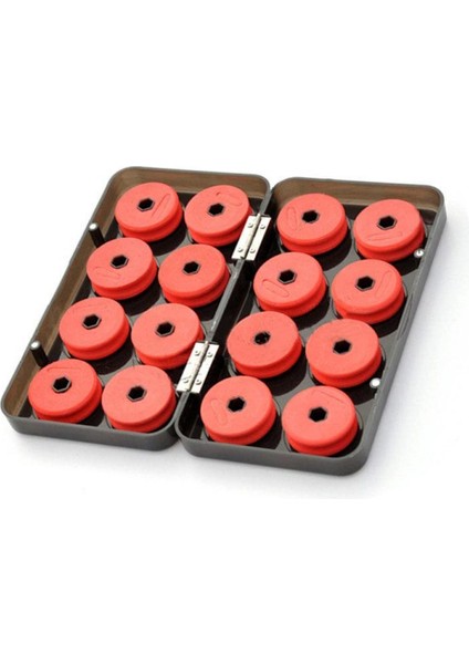 Kırmızı Stil Köpük Sarma Tahtası Olta Mili Bobin Makaraları Mücadele Kutusu Kırmızı Yardımcı Hat Kutusu Olta Takımı Kutuları Kılıf Pesca 8 (Yurt Dışından)