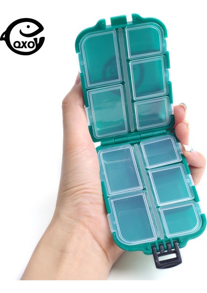 Yeşil Stil Qxo Balıkçılık Araçları Kutusu Aksesuarları Depolama Plastik Kutu Olta Takımı Kutuları Kanca Fırdöndüler ve Yapış Ekipmanları Saklama Kutusu (Yurt Dışından) indirimleri