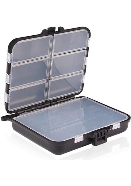 Siyah Stil Olta Takımı Yem Saklama Kutuları Organizatör Taşınabilir Ayrılabilir Lures Olta Takım Kutusu Olta Takımı Aksesuarları (Yurt Dışından)