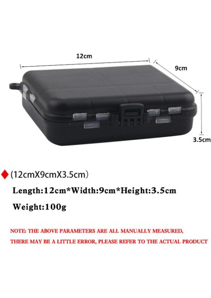 Siyah Stil Olta Takımı Yem Saklama Kutuları Organizatör Taşınabilir Ayrılabilir Lures Olta Takım Kutusu Olta Takımı Aksesuarları (Yurt Dışından) fırsatları