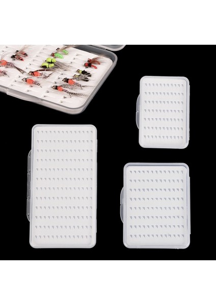 Büyük Stil Şeffaf Büyük Kapasiteli Ince Abs Köpük Sinek Kutusu Şeffaf Kapaklı Olta Takımı Kutusu (Yurt Dışından) fırsatları