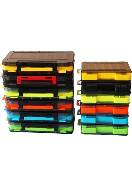 Yeşil-S Tarzı 12 ve 14 Oda Büyük Kapasiteli Balıkçılık Yem Saklama Kutusu Çift Katmanlı Balıkçılık Yem Kutusu Taşınabilir Çok Izgara Olta Takımı Saklama Kutusu (Yurt Dışından) fiyatları