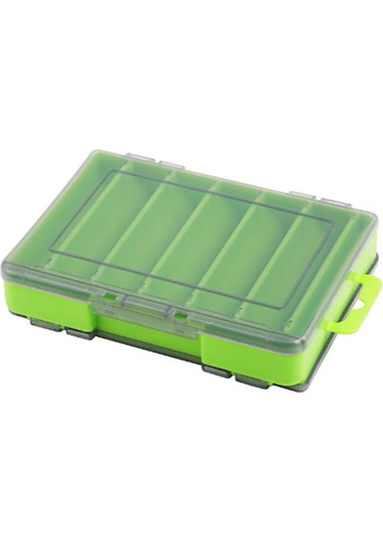 Yeşil Stil Çift Taraflı U Şeklinde Çok Fonksiyonlu Olta Takımı Kutusu Yem Yem Kanca Saklama Kutusu Olta Takımı Aksesuarları Plastik Saklama Kutusu (Yurt Dışından)