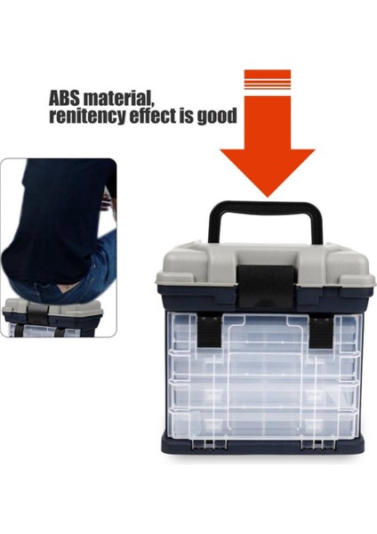 Sarı Stil %55 Sıcak!taşınabilir 4 Katmanlar Olta Takımı Kutusu Aksesuarları Araçları Saklama Kabı Kılıfı (Yurt Dışından) indirimleri