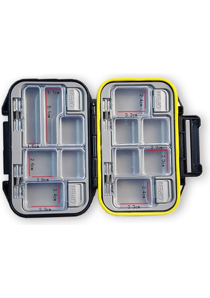 Sarı-Yeşil Tarzı 12 Bölmeli Plastik Olta Takım Kutusu Yem Iki Renkli Olta Takımı Kutuları Balık Yemi Kancaları Depolama Aksesuarları (Yurt Dışından) modelleri