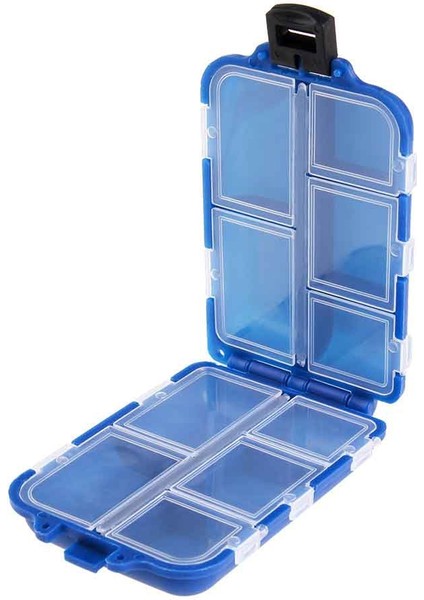 No.3 Tarzı 10 Bölmeli Mini Olta Kutusu Balık Yemi Kanca Yemler Plastik Saklama Tutucu Kare Kasa Pesca Balıkçılık Aksesuarları #2 (Yurt Dışından)