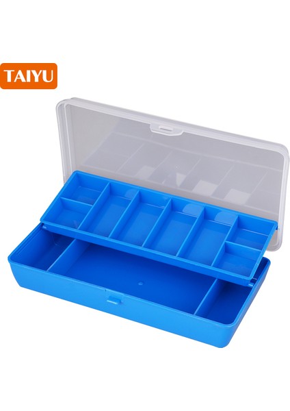 Yeşil Stil Taıyu Taşınabilir Olta Kutusu 11 Bölmeler Çift Katlı Saklama Kutusu Sazan Balıkçılık Aksesuarları Cazibesi Kanca Yumuşak Yem Alet Kutusu (Yurt Dışından) fiyatları
