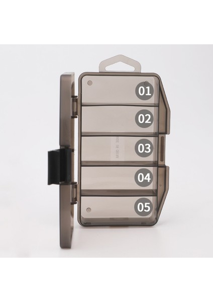 Orta Tarz 5 Izgara Temizle Olta Takımı Aksesuarları Kutusu Şeffaf Olta Takımı Depolama Balıkçılık Lures Yem Kanca Saklama Kutusu (Yurt Dışından) fırsatları