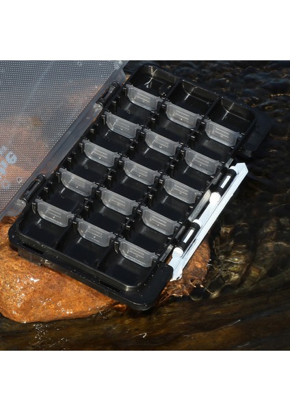 Siyah Stil Kutu Taşınabilir Şeffaf Plast Makara Kanca Cazibesi Yemler Kutuları Çok Fonksiyonlu Organizatör Saklama Kutusu Çanta Konteyner (Yurt Dışından) fiyatları