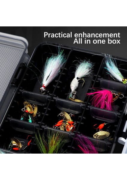 Siyah Stil Kutu Taşınabilir Şeffaf Plast Makara Kanca Cazibesi Yemler Kutuları Çok Fonksiyonlu Organizatör Saklama Kutusu Çanta Konteyner (Yurt Dışından) fırsatları