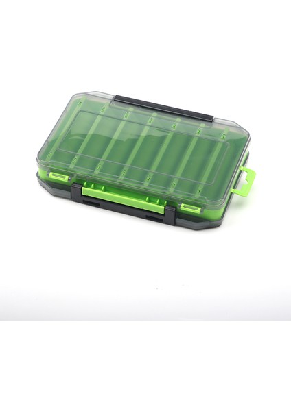 Yeşil Stil Balıkçılık Cazibesi Kutusu 14 Bölmeler Balıkçılık Aksesuarları Yem Cazibesi Kanca Kutuları Depolama Çift Taraflı Yüksek Mukavemetli Olta Takımı Kutusu (Yurt Dışından)