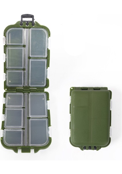 Yeşil Stil 1 Adet Mini Balıkçılık Yem Kutusu 10 Bölme Küçük Şeffaf Plastik Su Geçirmez Kanca Lures Yemler Olta Takımı Aksesuarları (Yurt Dışından) fiyatları