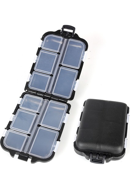 Yeşil Stil 1 Adet Mini Balıkçılık Yem Kutusu 10 Bölme Küçük Şeffaf Plastik Su Geçirmez Kanca Lures Yemler Olta Takımı Aksesuarları (Yurt Dışından) fırsatları