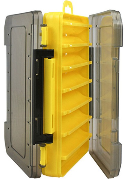 Siyah Stil Büyük Kapasiteli Taşınabilir Çift Taraflı Balıkçılık Yem Kutusu Balıkçılık Aksesuarları Lures Kanca Saklama Kutusu Olta Takımı Organizatör Vaka (Yurt Dışından) fırsatları