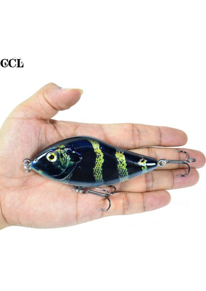 JKB100-09 Stili Ccltba 10 cm 45G Slayt Yem Balıkçılık Sert Wobble Jerkbait Batan Lures Pike Muskie Balıkçılık Jerk Platin Yem Olta Takımı (Yurt Dışından) fırsatları