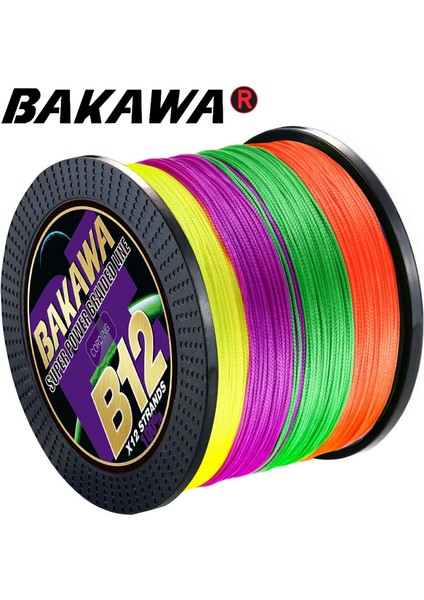Gri Tarzı X12-100M-6.0 Bakawa X12 X8 Süper Güçlü 12 Iplikçik 8 Iplikçik Örgülü Olta Ültifilament Pe Hattı Tuzlu Su Olta Takımı (Yurt Dışından) modelleri