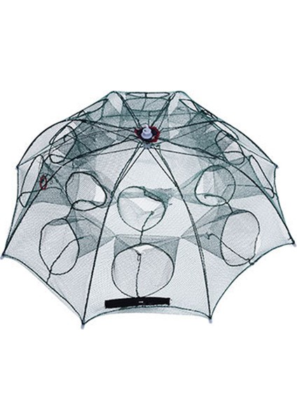 No.12 Tarzı Ultralight Gözenekli Taşınabilir Balık Ağı Naylon Otomatik Katlanabilir Balık Yemleri Yakalamak Tuzak Karides Kafes Otomatik Katlanır Balık Ağı (Yurt Dışından)