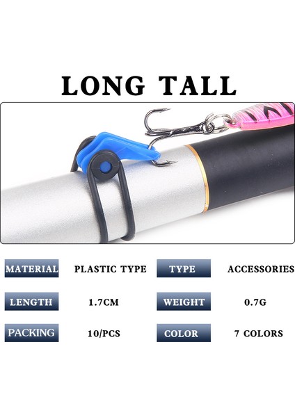 No.4 Stili Lot Plastik Balıkçılık Kanca Güvenli Kaleci Tutucu Cazibesi Aksesuarları Jig Kancalar Güvenli Tutmak Olta Aracı Yem Döküm (Yurt Dışından) fırsatları