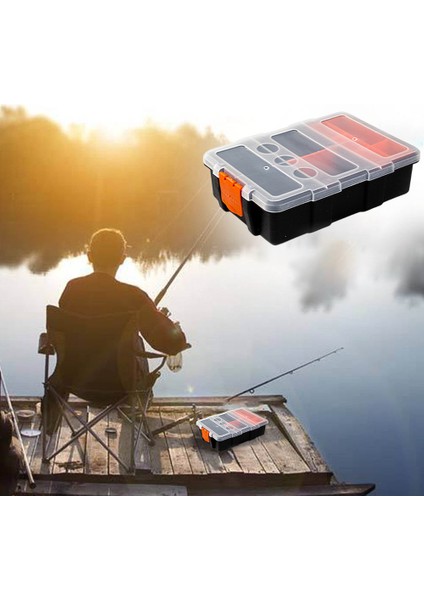 S Tarzı Çok Fonksiyonlu Olta Takım Kutusu Düşmeye Dayanıklı Balık Alet Depolama Organizatör Aşınmaya Dayanıklı Su Geçirmez Donanım Vidaları Aksesuarları (Yurt Dışından) indirimleri