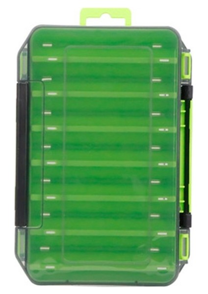 Yeşil Stil Büyük Kapasiteli Taşınabilir Çift Taraflı Depolama Balıkçılık Alet Kutusu Mücadele Kutuları Plastik Yem Aksesuarları Wobblers Yaz Araçları (Yurt Dışından)