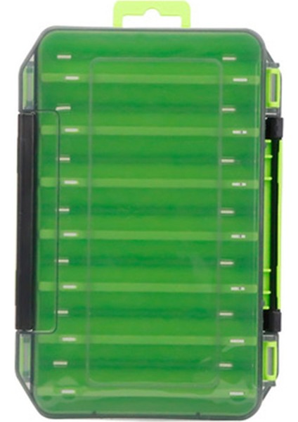 Yeşil Stil Büyük Kapasiteli Taşınabilir Çift Taraflı Depolama Balıkçılık Alet Kutusu Mücadele Kutuları Plastik Yem Aksesuarları Wobblers Yaz Araçları (Yurt Dışından) modelleri