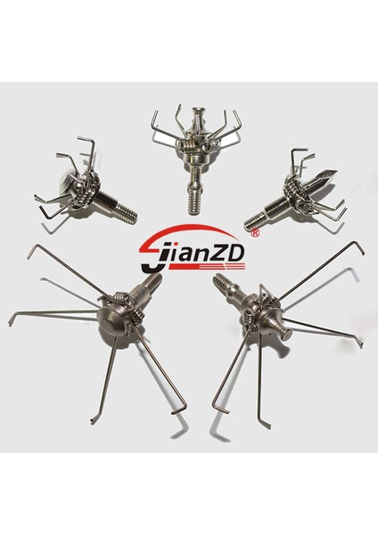 12 Adet Tarzı Lot Paslanmaz Çelik 4mm Konu Judo Broadhead Tahıl Noktası Ok Ucu Avcılık Okçuluk Aksesuarı (Yurt Dışından)