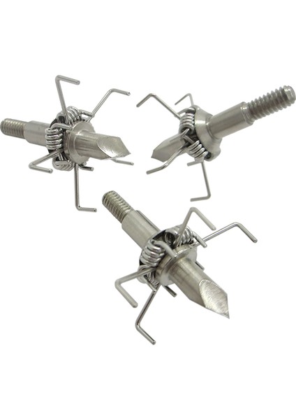12 Adet Tarzı Lot Paslanmaz Çelik 4mm Konu Judo Broadhead Tahıl Noktası Ok Ucu Avcılık Okçuluk Aksesuarı (Yurt Dışından)