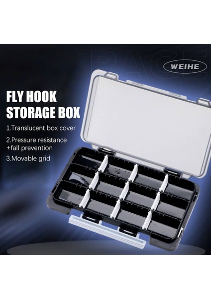 S Tarzı Bölme Olta Takımı Kutusu Cazibesi Kanca Kutuları Depolama Yüksek Mukavemetli Olta Takımı Kutusu Kasa Konteyner Balıkçılık Aksesuarı (Yurt Dışından) modelleri