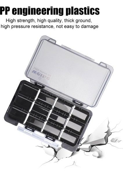 S Tarzı Bölme Olta Takımı Kutusu Cazibesi Kanca Kutuları Depolama Yüksek Mukavemetli Olta Takımı Kutusu Kasa Konteyner Balıkçılık Aksesuarı (Yurt Dışından) fırsatları