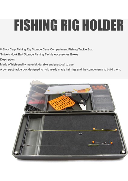 Bir Stil 8 Bölmeli Olta Kutusu Çok Kullanımlı Abs Sazan Olta Takımı Saklama Kutusu Kompakt Balık Fırdöndüler Kanca Swimbait Konteyner (Yurt Dışından) indirimleri