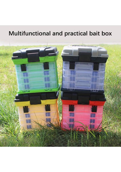 Yeşil Tarzı 1 Adet Taşınabilir 4 Kat Olta Takımı Kutusu El Büyük Kapasiteli Yüksek Mukavemetli Cazibesi Alet Kutusu Saplı (Yurt Dışından) fiyatları