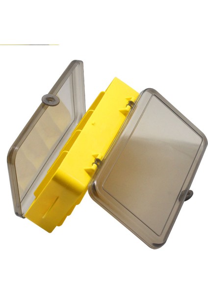 Siyah Stil Balıkçılık Alet Saklama Kutusu Düz Renk Çok Bölmeli Yedek Yem Cazibesi Balık Alet Çantası Organizatör Aksesuarları (Yurt Dışından) fırsatları