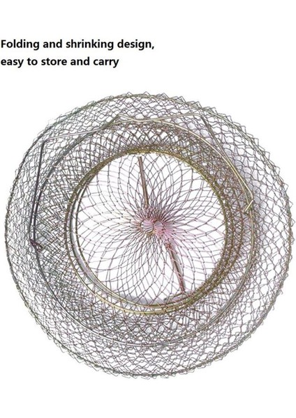 Diğer Stil Yüzen Galvanizli Çelik Tel Balık Sepeti, Taşınabilir Balıkçılık Sepeti Balık Ağı Kafesi, Yüzer Tel Katlanabilir (Yurt Dışından) modelleri