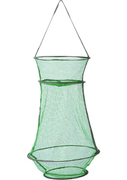 28X50CM Tarzı Hafif Balık Tuzak Canlı Balıkçılık Kafes Sepeti Katlanabilir Sazan Balıkçılık Aracı Küçük Örgü Frimp Kafes Döküm Ağ (Yurt Dışından)