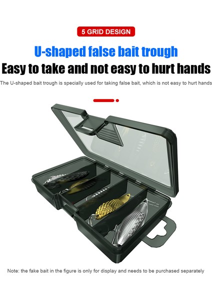 Büyük Stil Balıkçılık Kaşık Kanca Lures Yem Depolama Tepsileri Kutusu Olta Takımı Konteyner Vaka (Yurt Dışından) modelleri