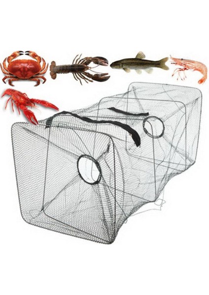 Balık Tuzağı Ağ Olta Takımı Yengeç Karides Karides Kerevit Istakoz Crawdad Pescaria Malzeme De Pesca Садок Для Рыбалки Рыбалка (Yurt Dışından)