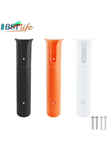 Beyaz Stil Tekne Plastik Olta Raf Tutucu Taşınabilir Hafif G Dayanıklı Kutup Tüp Montaj Braketi Soket Raf Aksesuarları (Yurt Dışından)