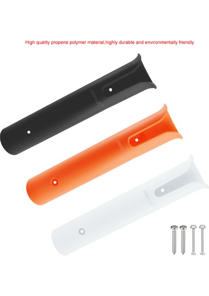 Beyaz Stil Tekne Plastik Olta Raf Tutucu Taşınabilir Hafif G Dayanıklı Kutup Tüp Montaj Braketi Soket Raf Aksesuarları (Yurt Dışından)