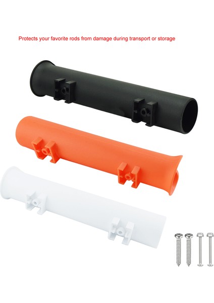 Beyaz Stil Tekne Plastik Olta Raf Tutucu Taşınabilir Hafif G Dayanıklı Kutup Tüp Montaj Braketi Soket Raf Aksesuarları (Yurt Dışından)