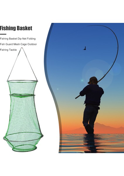33X60CM Stili Hafif Balık Tuzak Canlı Balıkçılık Kafes Sepeti Katlanabilir Sazan Balıkçılık Aracı Küçük Örgü Frimp Kafes Döküm Ağ (Yurt Dışından) fırsatları
