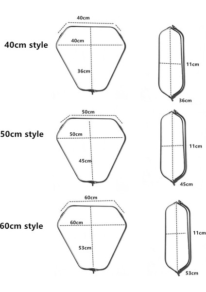 Ağ Stili 50CM Üçgen Katlama Iniş Ağı Balıkçılık Için Paslanmaz Çelik Kepçe Net Içi Boş El Net Güçlü Katı Balıkçılık Ürünleri Balık Tuzak (Yurt Dışından)