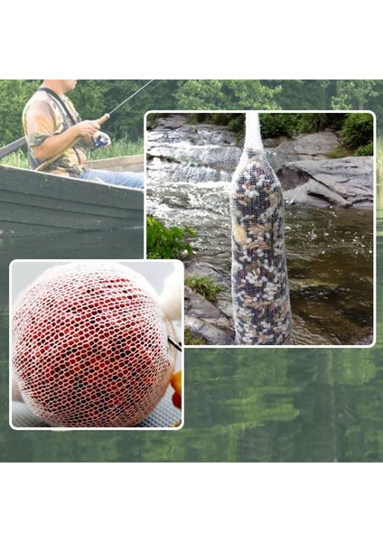 L Tarzı Pva Balıkçılıkta Çözünür Dar Balık Örgü Net Dolum Çorap 5 M Besleyici Tuzak Yem Çantası Fishnet Balık Dişlisi Korumak (Yurt Dışından)