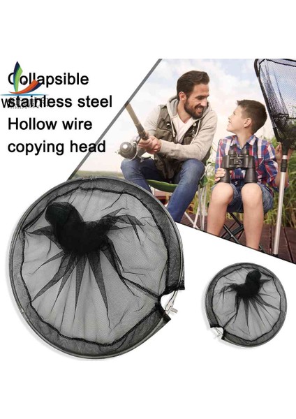 Siyah Stil 35CM Katlanır Balıkçılık Brail Iniş Ağları Taşınabilir Balıkçılık Tarak Net Hafif Balıkçılık El Net Kafa Paslanmaz Çelik Avlanan Dişli Için (Yurt Dışından) modelleri