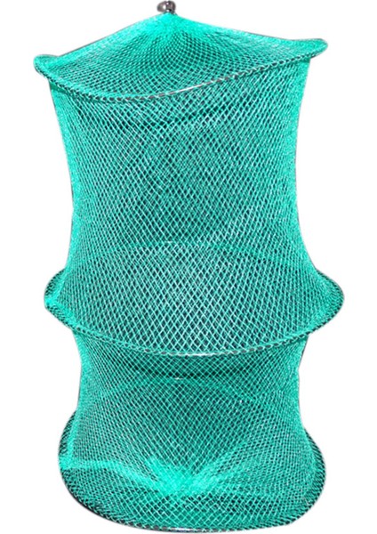 30CM Tarzı 2 Kat Balık Ağı Karides Örgü Kafes Balık Tuzak Ağ Katlanabilir Naylon Balık Ağı Balıkçılık Kafesi (Yurt Dışından) fiyatları